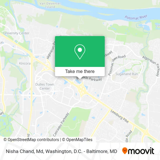 Nisha Chand, Md map