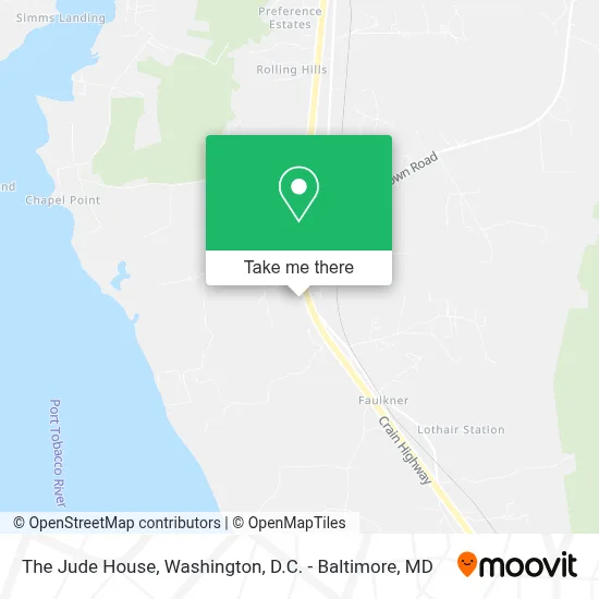 The Jude House map