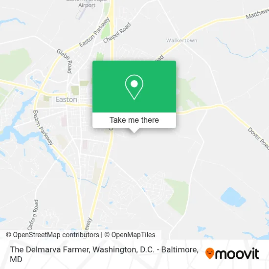 The Delmarva Farmer map