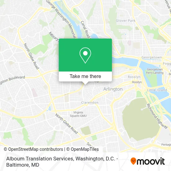 Alboum Translation Services map