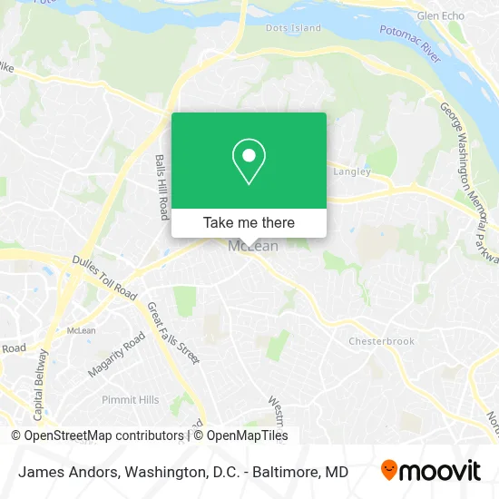 James Andors map