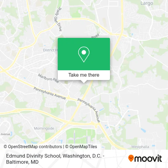Edmund Divinity School map