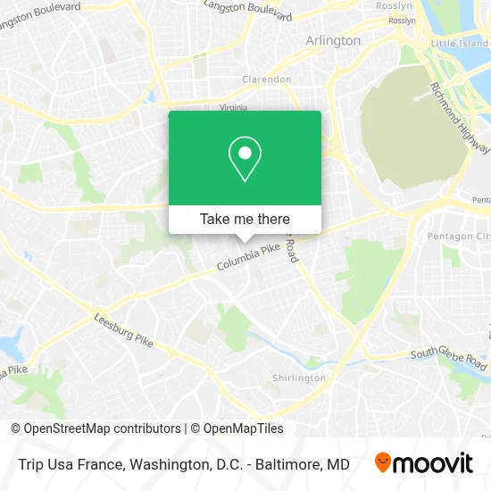 Trip Usa France map