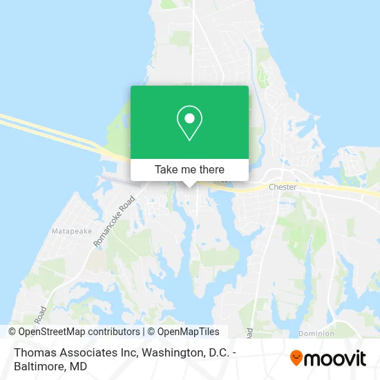 Thomas Associates Inc map