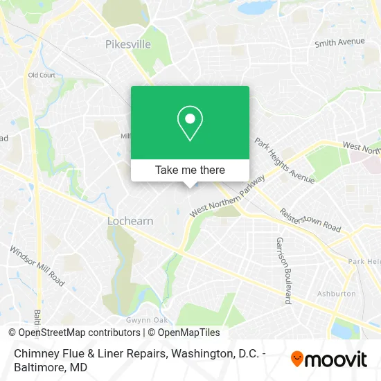Chimney Flue & Liner Repairs map