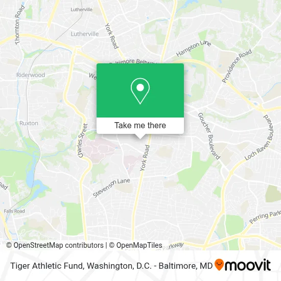 Tiger Athletic Fund map
