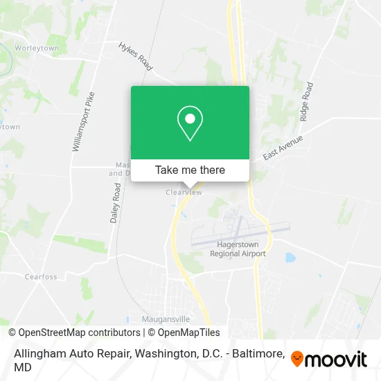 Allingham Auto Repair map