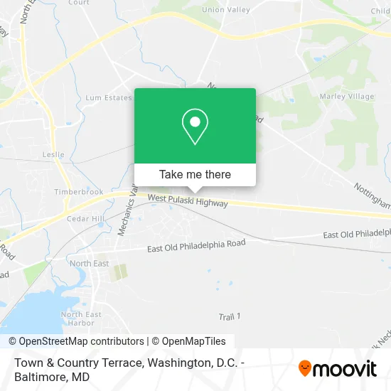 Town & Country Terrace map