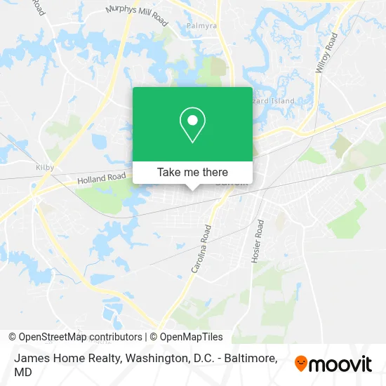James Home Realty map
