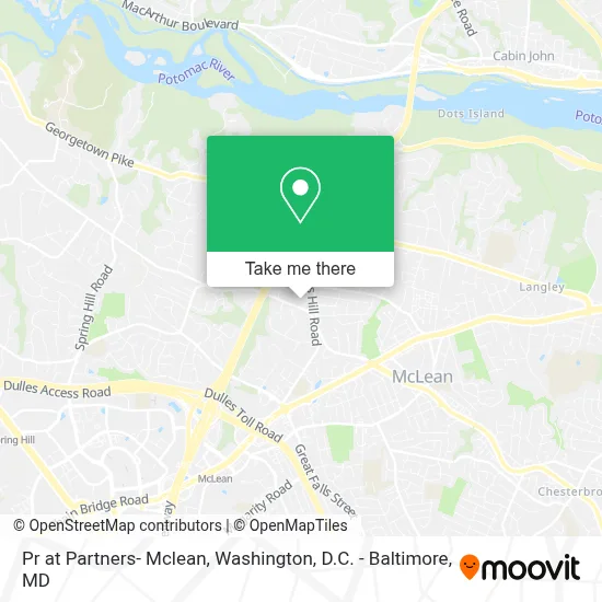 Pr at Partners- Mclean map