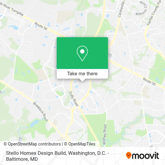 Stello Homes Design Build map