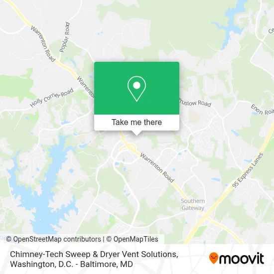 Chimney-Tech Sweep & Dryer Vent Solutions map