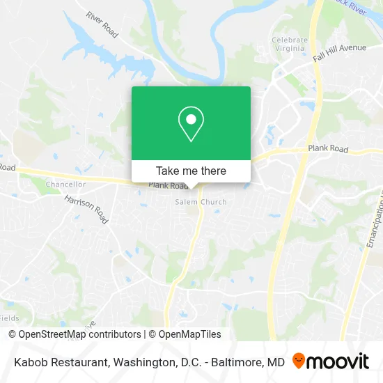 Kabob Restaurant map