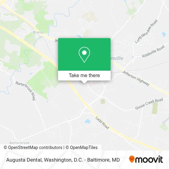 Augusta Dental map