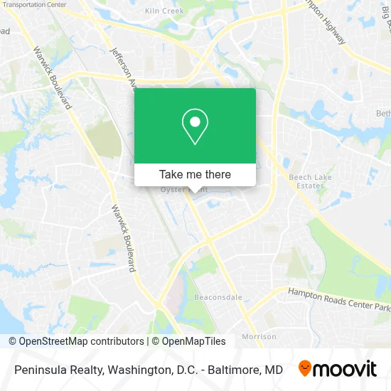 Peninsula Realty map