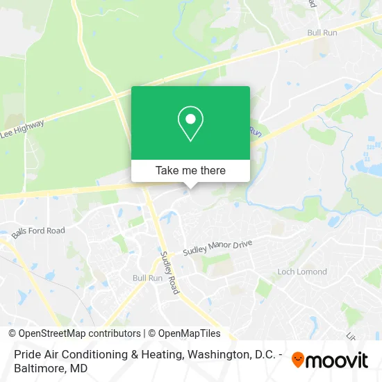 Pride Air Conditioning & Heating map