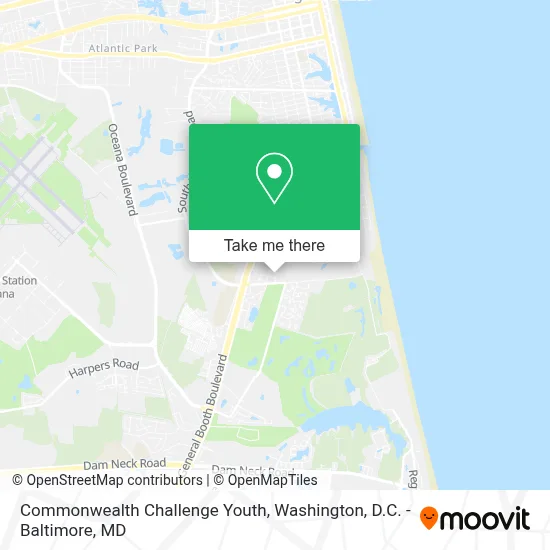 Commonwealth Challenge Youth map