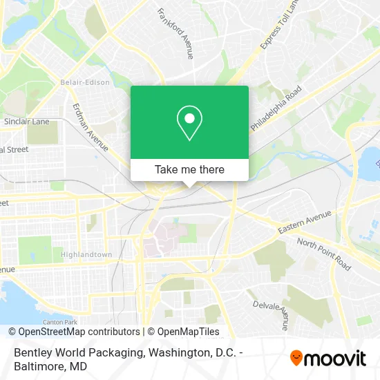 Bentley World Packaging map