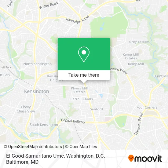 El Good Samaritano Umc map