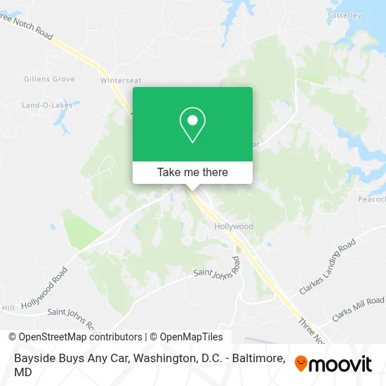 Bayside Buys Any Car map