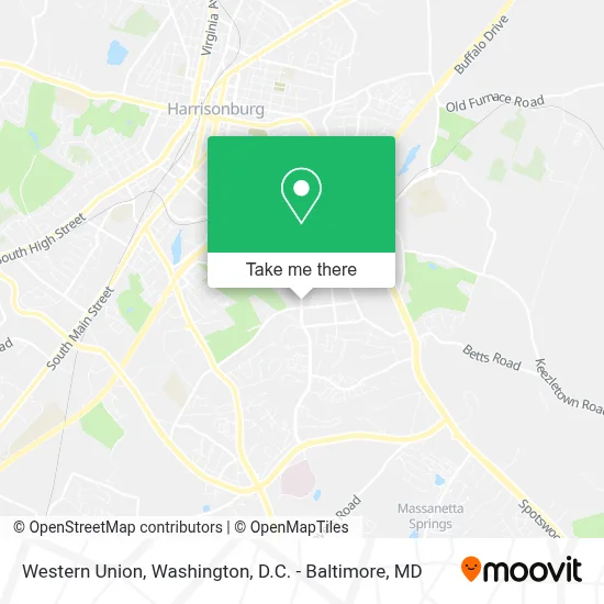 Western Union map