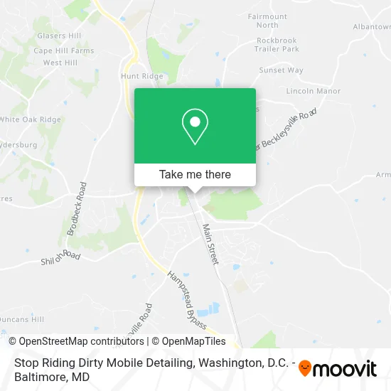 Stop Riding Dirty Mobile Detailing map