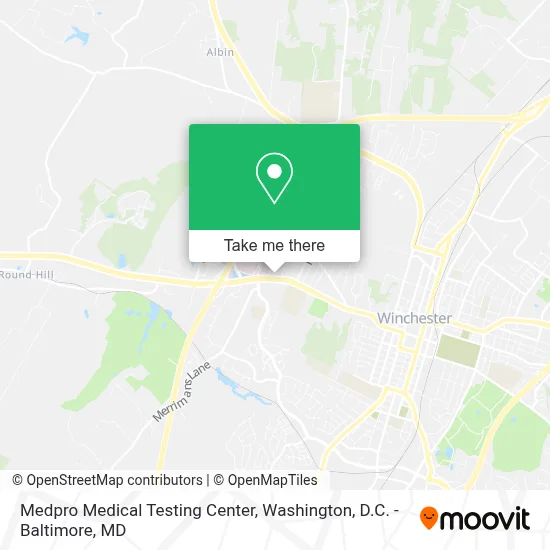 Medpro Medical Testing Center map