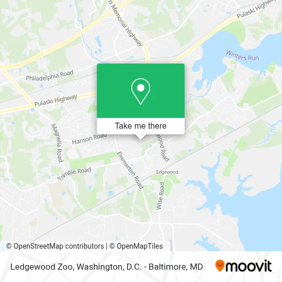 Ledgewood Zoo map