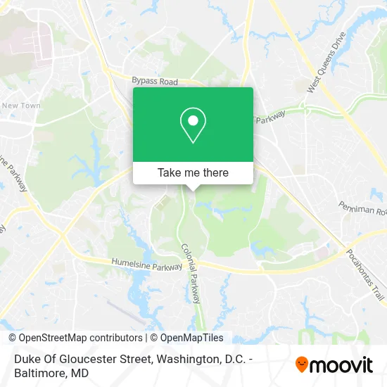 Duke Of Gloucester Street map