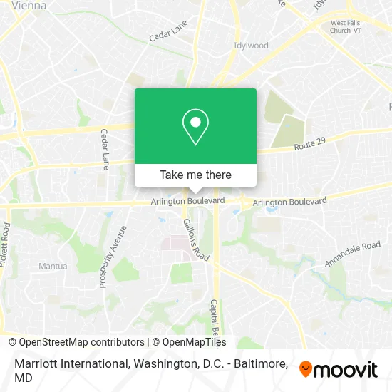 Marriott International map