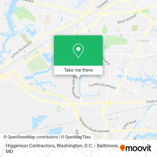 Higgerson Contractors map