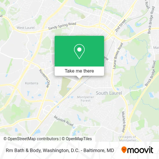 Rm Bath & Body map