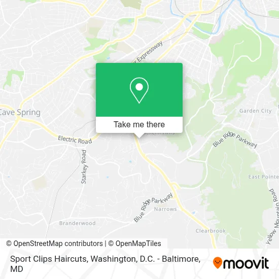 Sport Clips Haircuts map