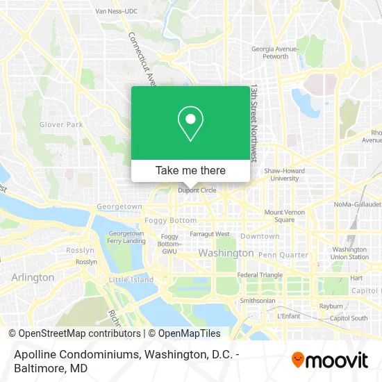 Apolline Condominiums map