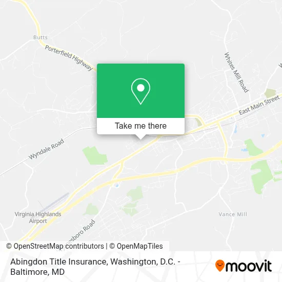 Abingdon Title Insurance map