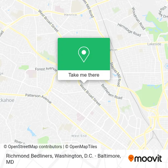 Richmond Bedliners map