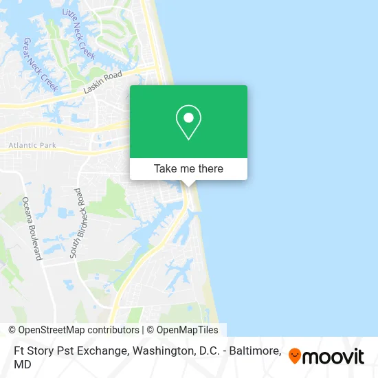 Ft Story Pst Exchange map