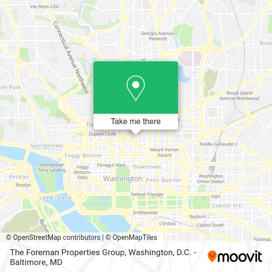 The Foreman Properties Group map