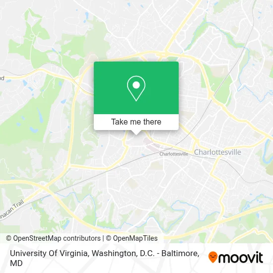 University Of Virginia map