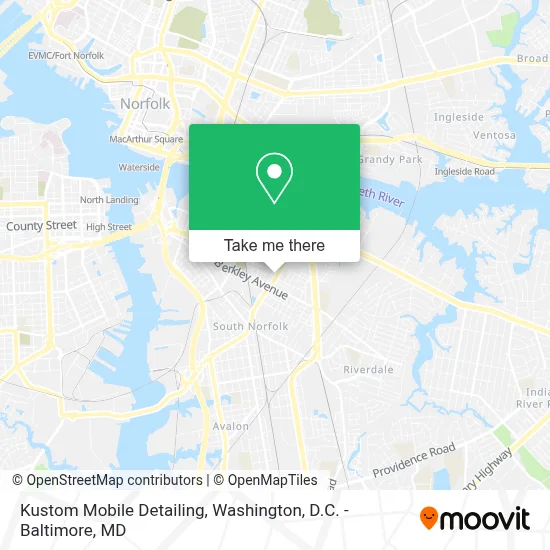 Kustom Mobile Detailing map