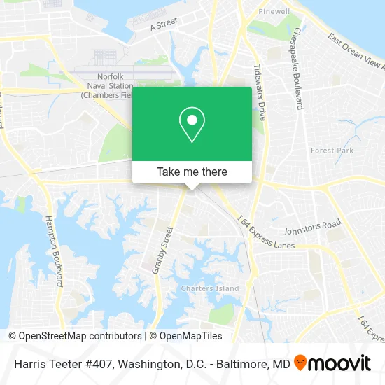 Harris Teeter #407 map