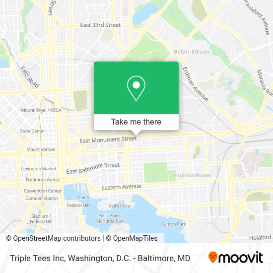 Triple Tees Inc map