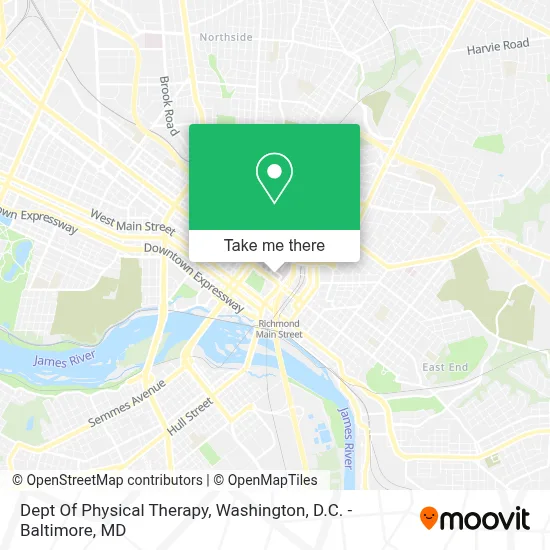 Dept Of Physical Therapy map