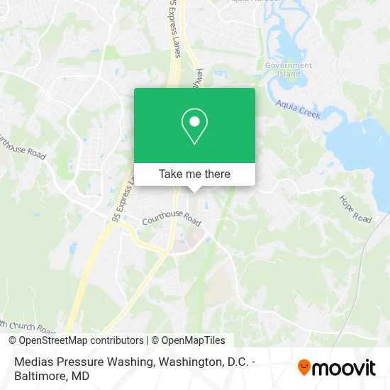Medias Pressure Washing map
