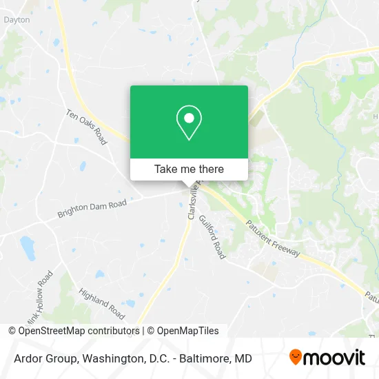 Ardor Group map