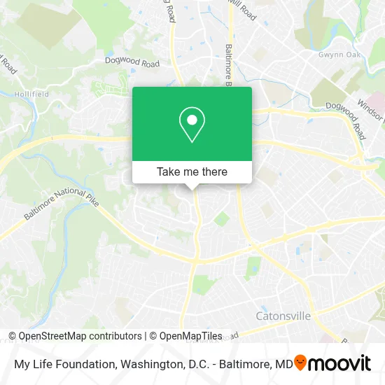My Life Foundation map