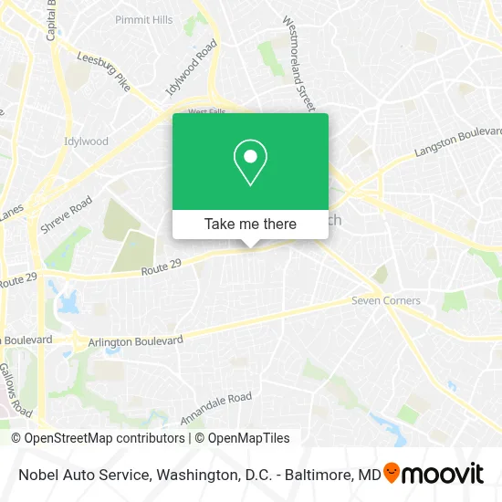 Nobel Auto Service map