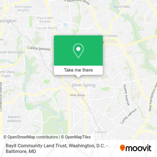 Bayit Community Land Trust map