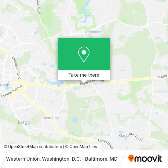 Western Union map