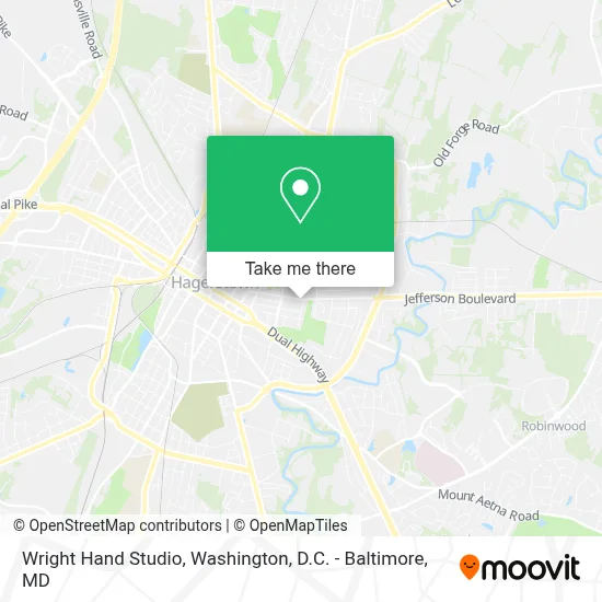 Wright Hand Studio map